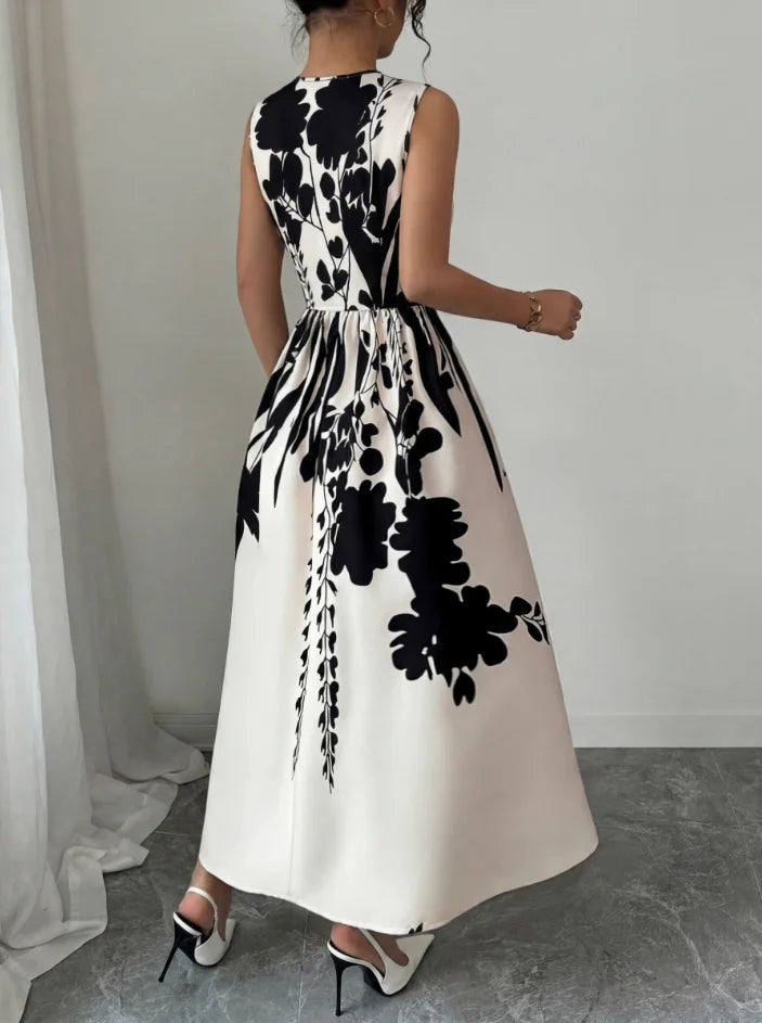 Elegant Summer V-Neck Dress